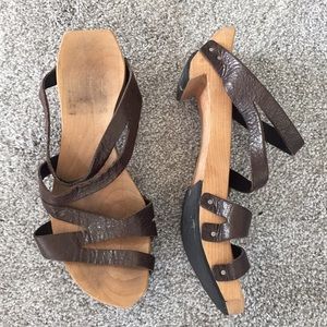 Open to Offers Solid Wood Kitten Heels